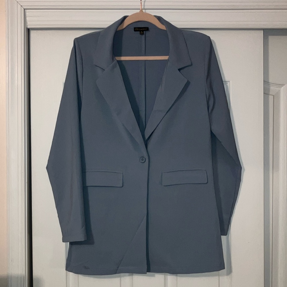 Shinestar, Size Medium, Blue-Grey color